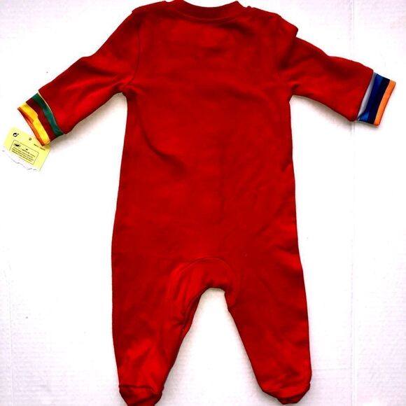 Nwt Infant 3M Crayola Graphic LS One Piece Footed Pajamas - Picture 5 of 5